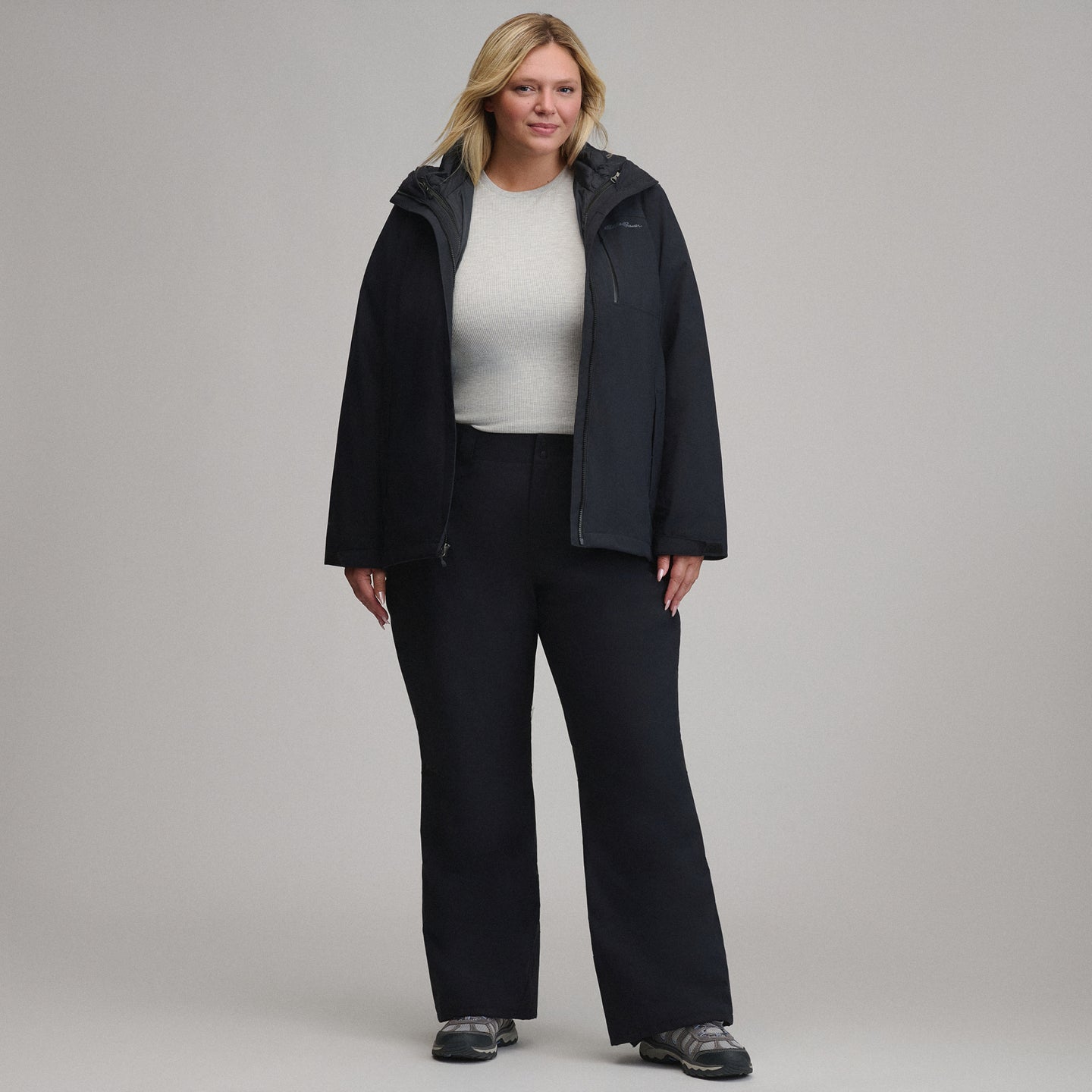 Women's Powder Search Insulated 3-in-1 Jacket-Black-17