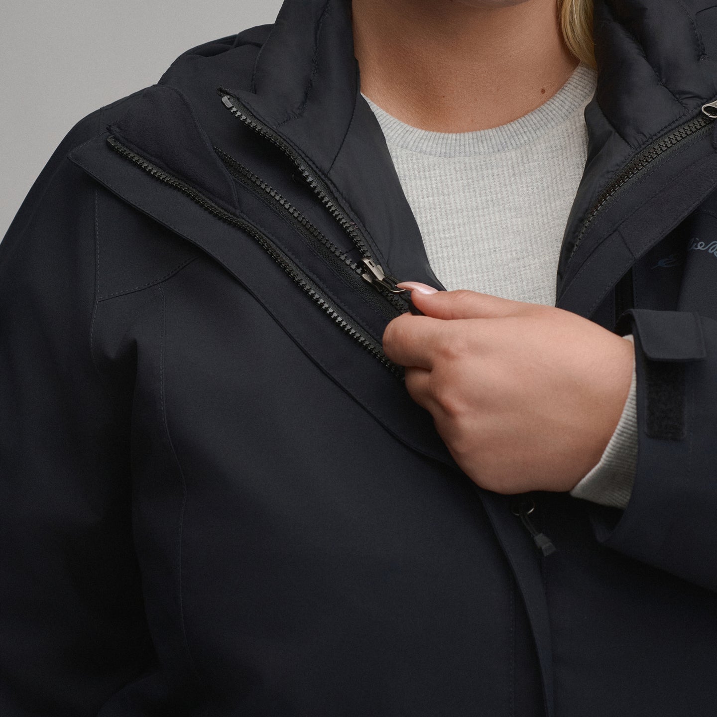 Women's Powder Search Insulated 3-in-1 Jacket-Black-19