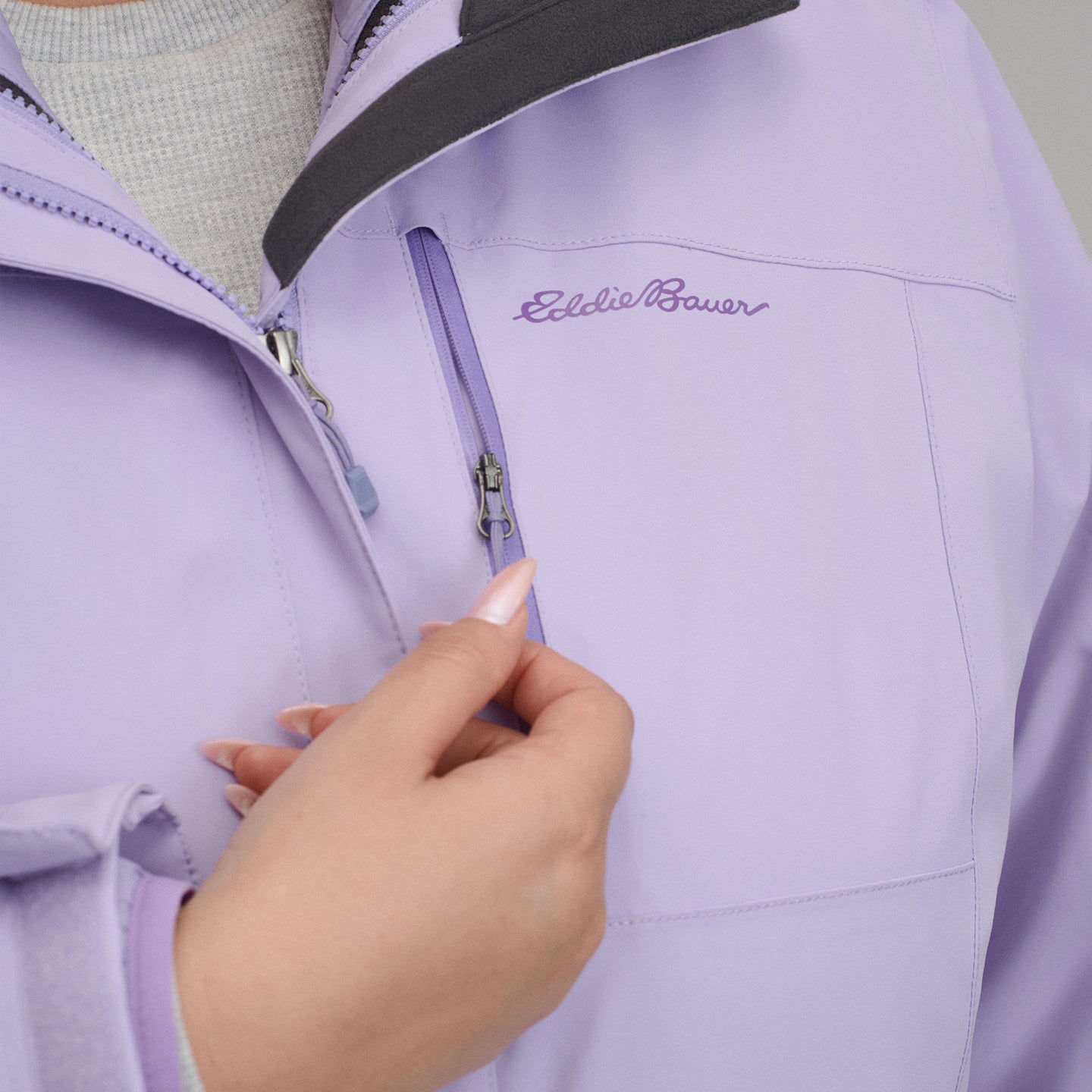 Women's Powder Search Insulated 3-in-1 Jacket-Lavender Mist-22