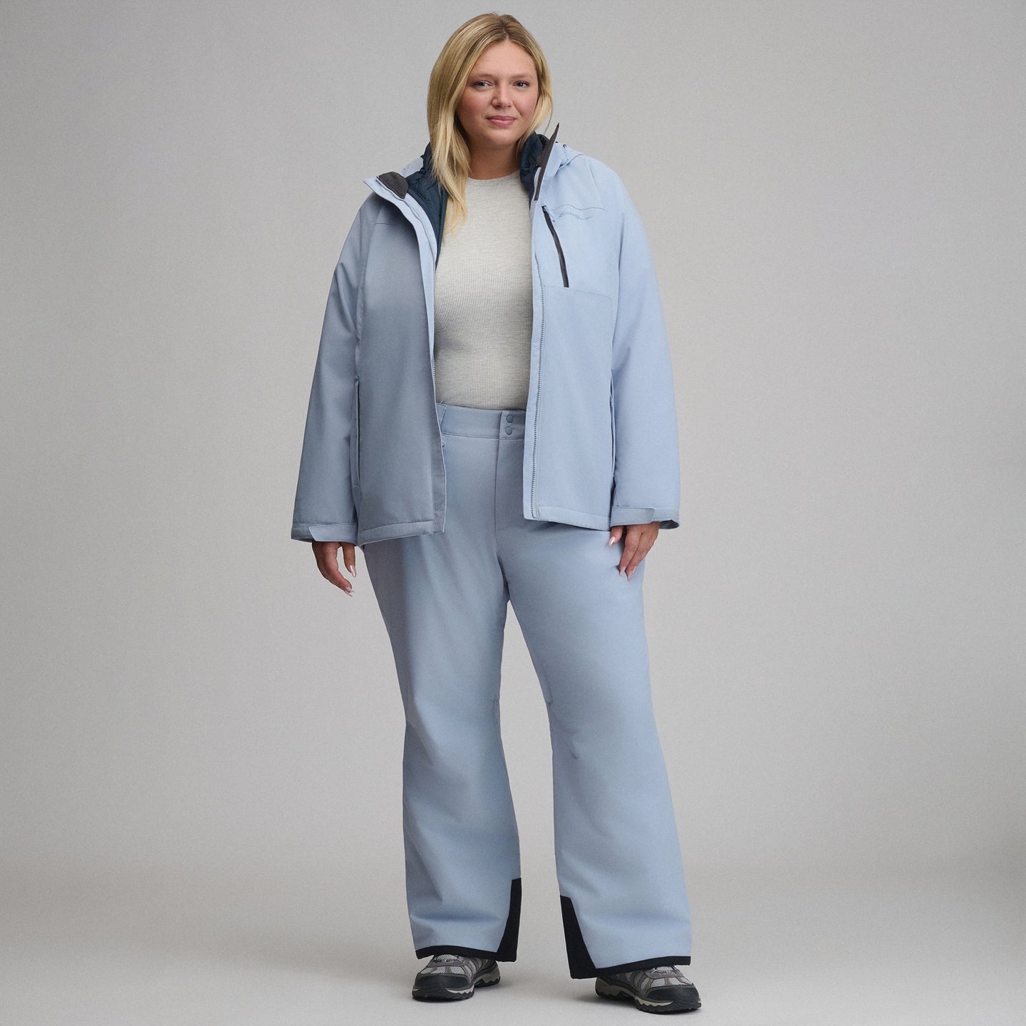 Women's Powder Search Insulated 3-in-1 Jacket-Smoke Blue-32