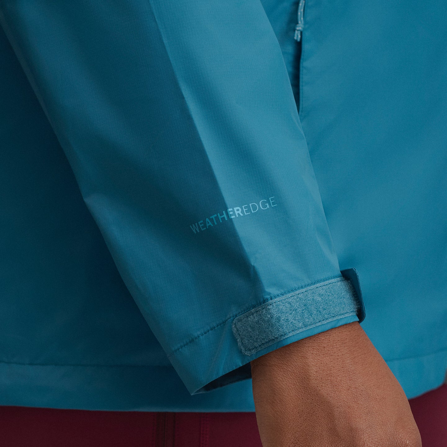 Women's RipPac® Pro Waterproof Hooded Rain Jacket-Azure-3
