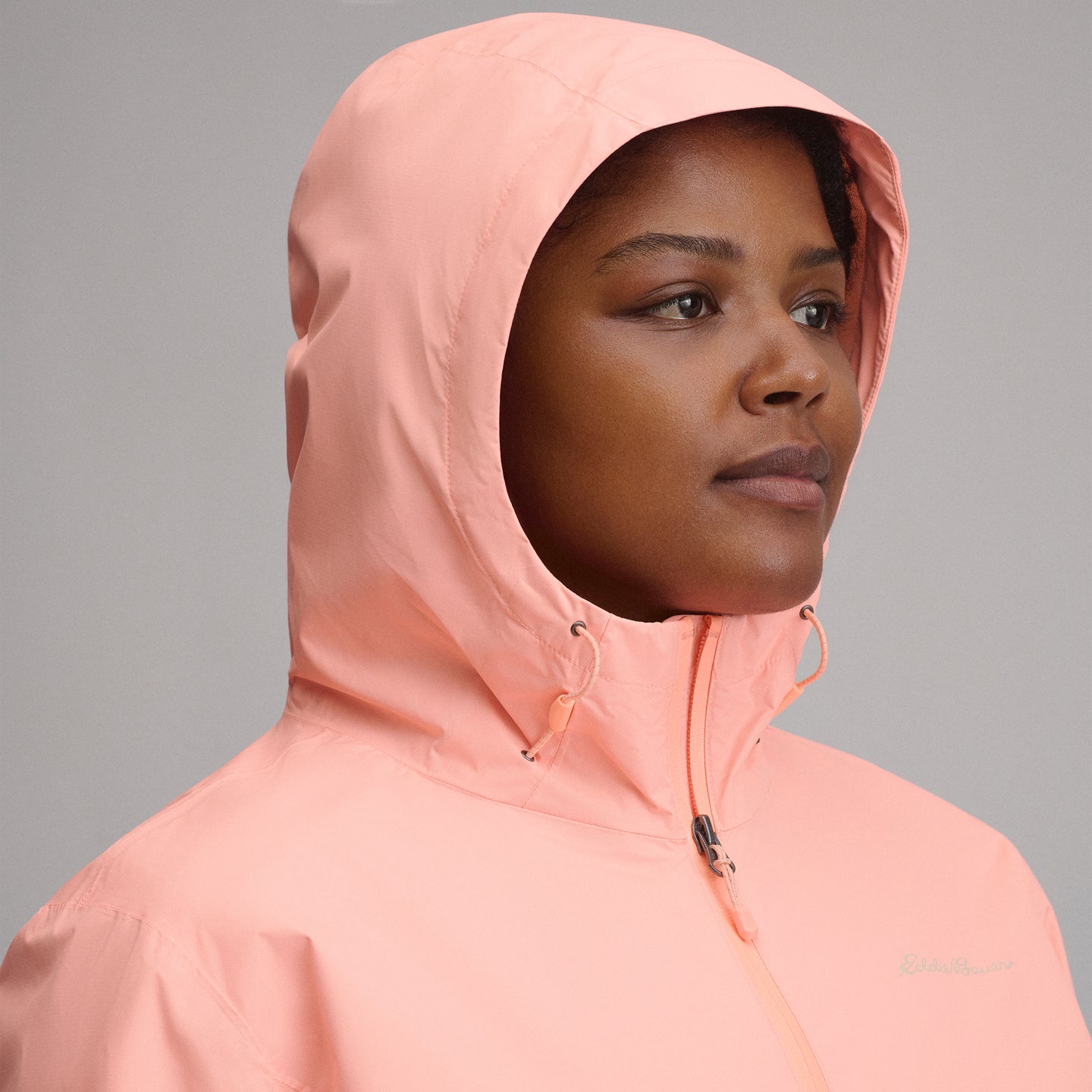 Women's RipPac® Pro Waterproof Hooded Rain Jacket-Light Salmon-27