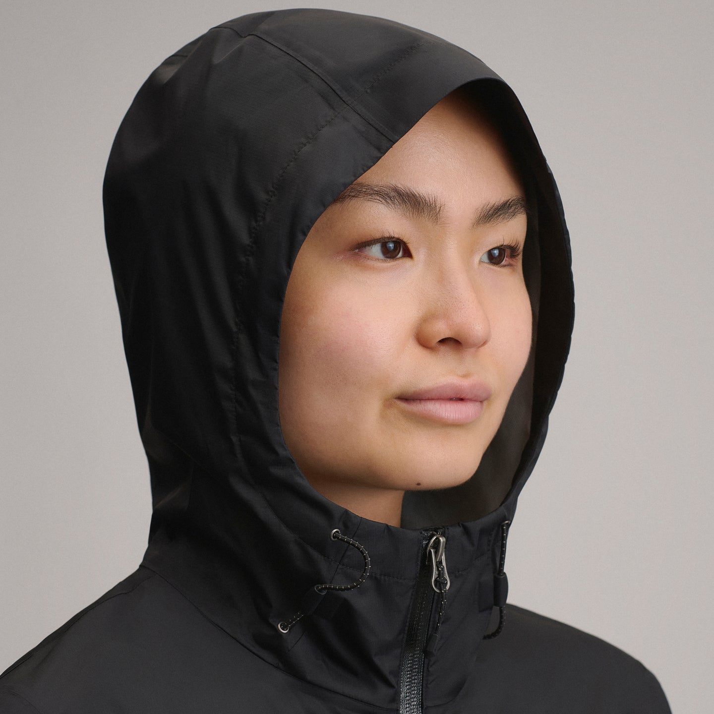 Women's RipPac® Pro Waterproof Hooded Rain Jacket-Black-14