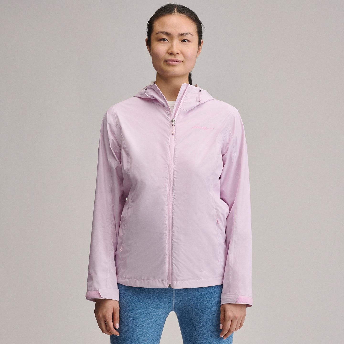 Women's RipPac® Pro Waterproof Hooded Rain Jacket-Light Pink-6