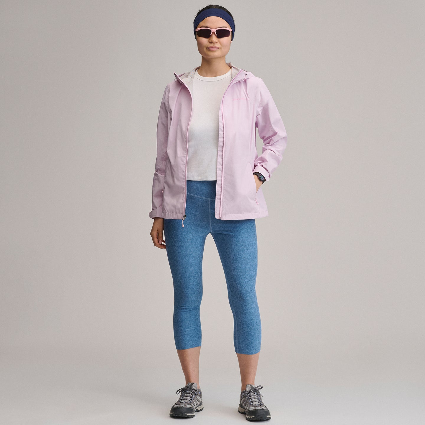 Women's RipPac® Pro Waterproof Hooded Rain Jacket-Light Pink-10