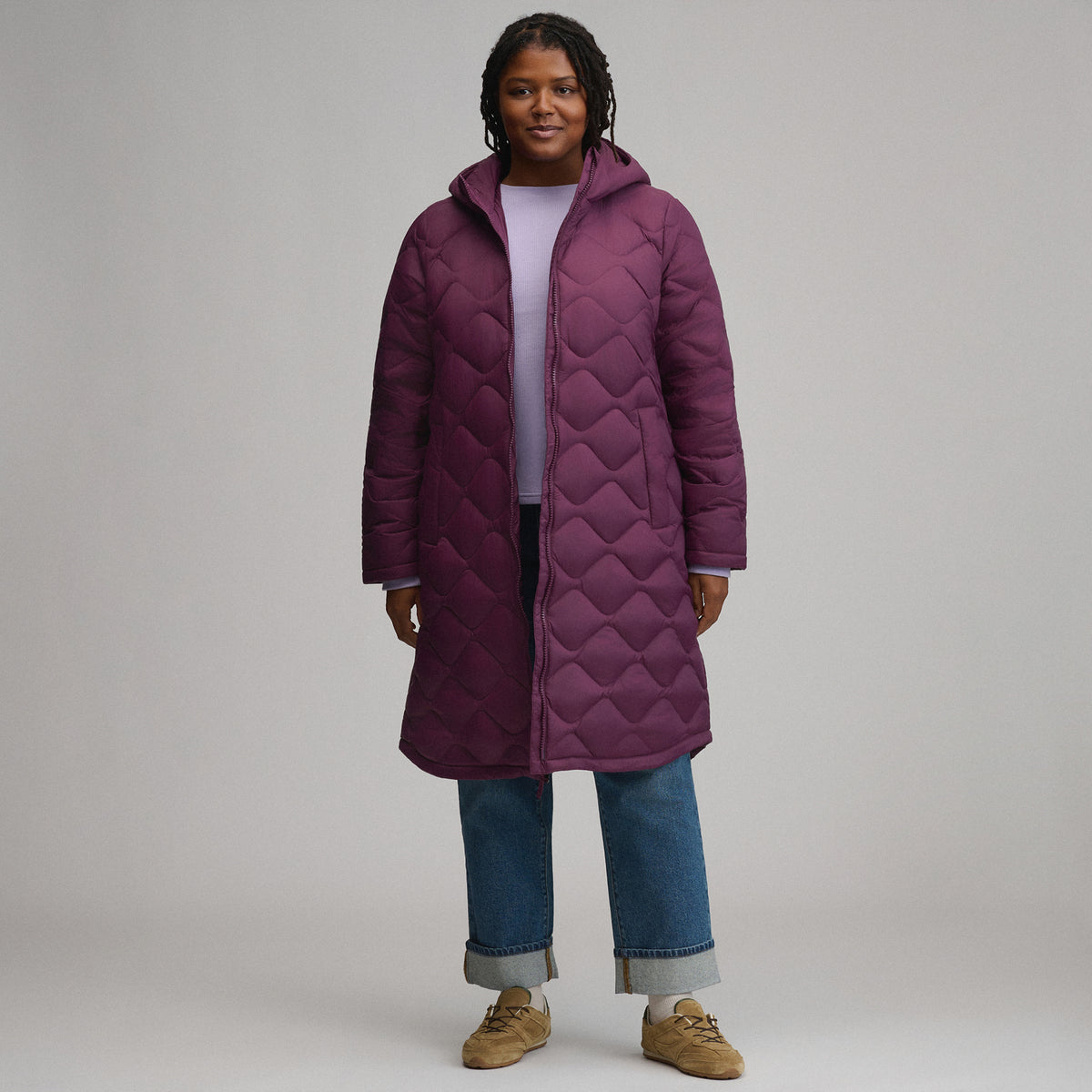 Shaw Down Parka-Rosewood-10