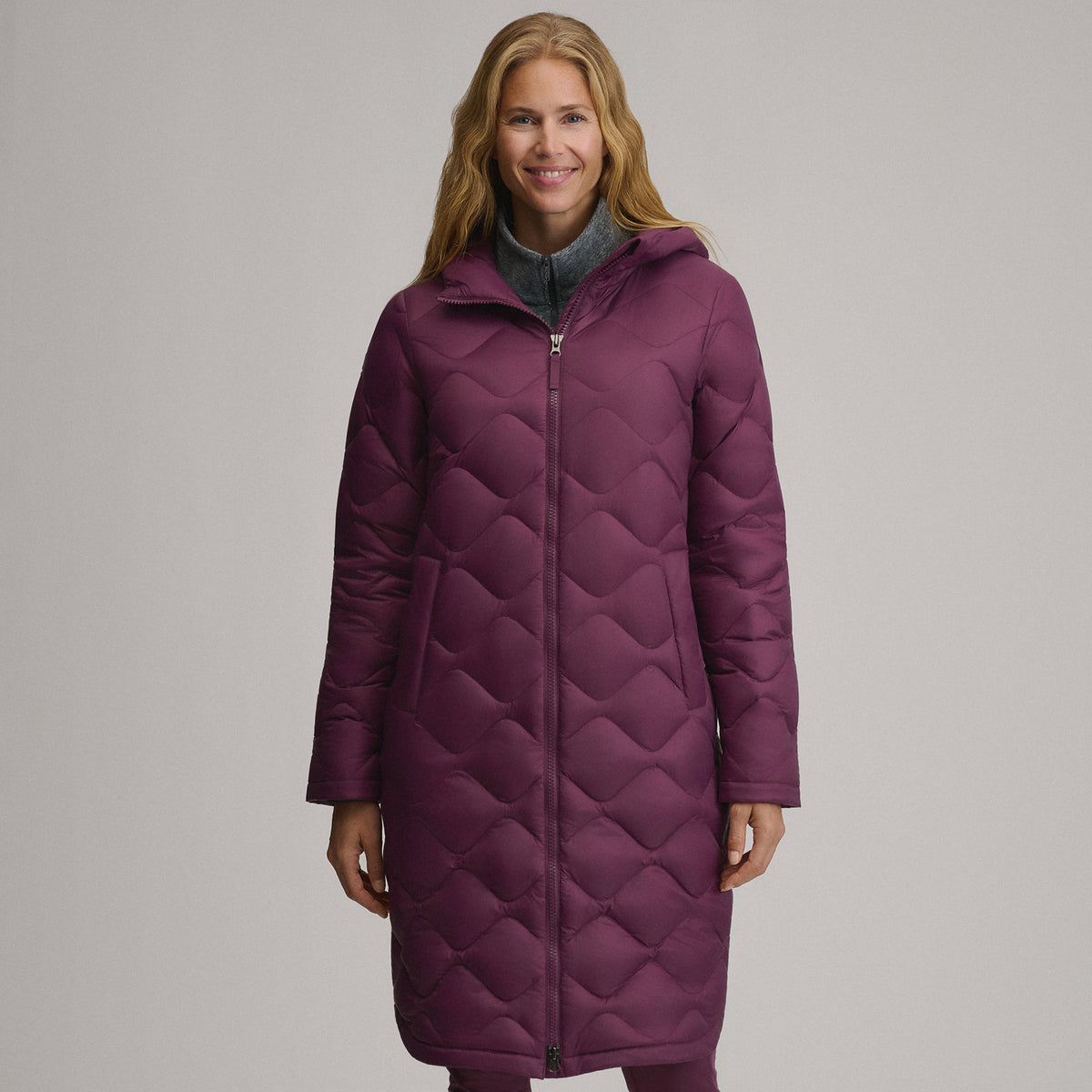 Shaw Down Parka-Rosewood-15