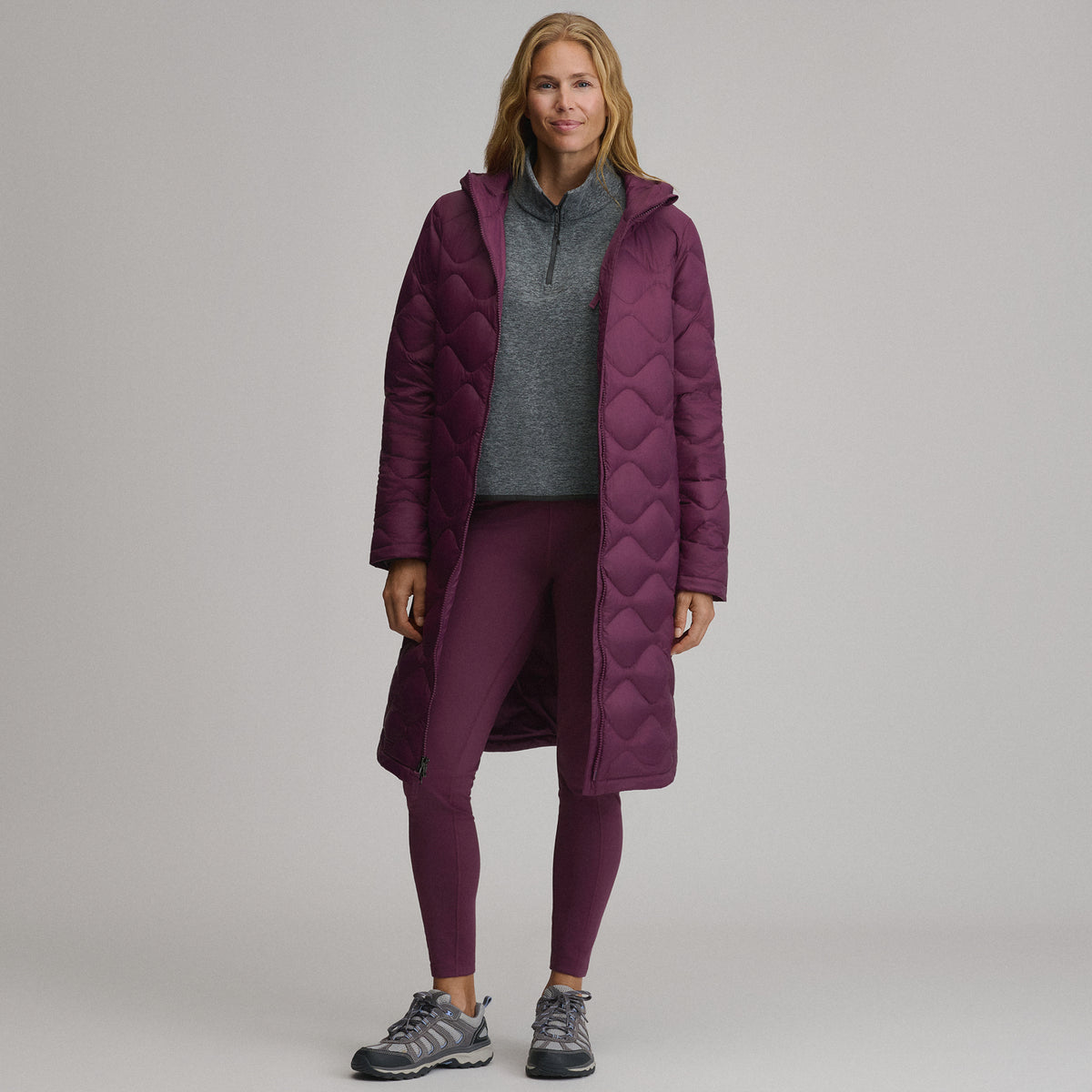 Shaw Down Parka-Rosewood-19