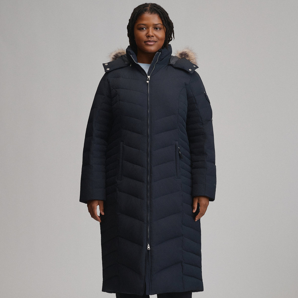 Women's Sun Valley Down Duffle Jacket-Black-12