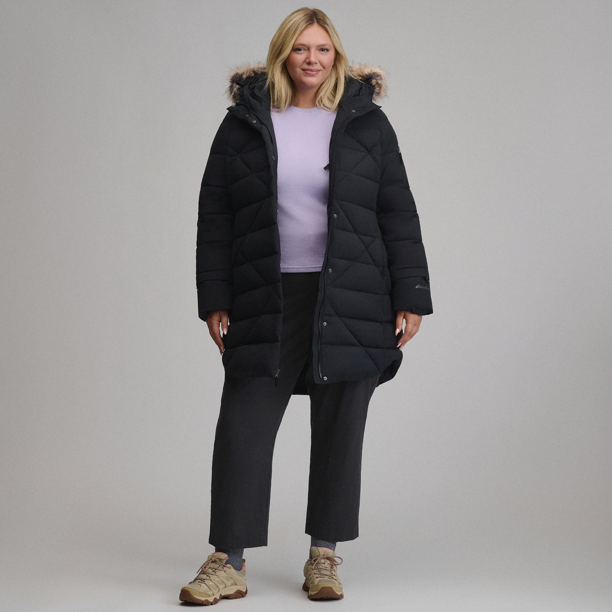 Women's Sun Valley Frost Down Parka-Black-15