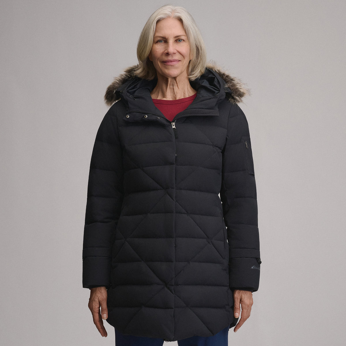 Women's Sun Valley Frost Down Parka-Black-7