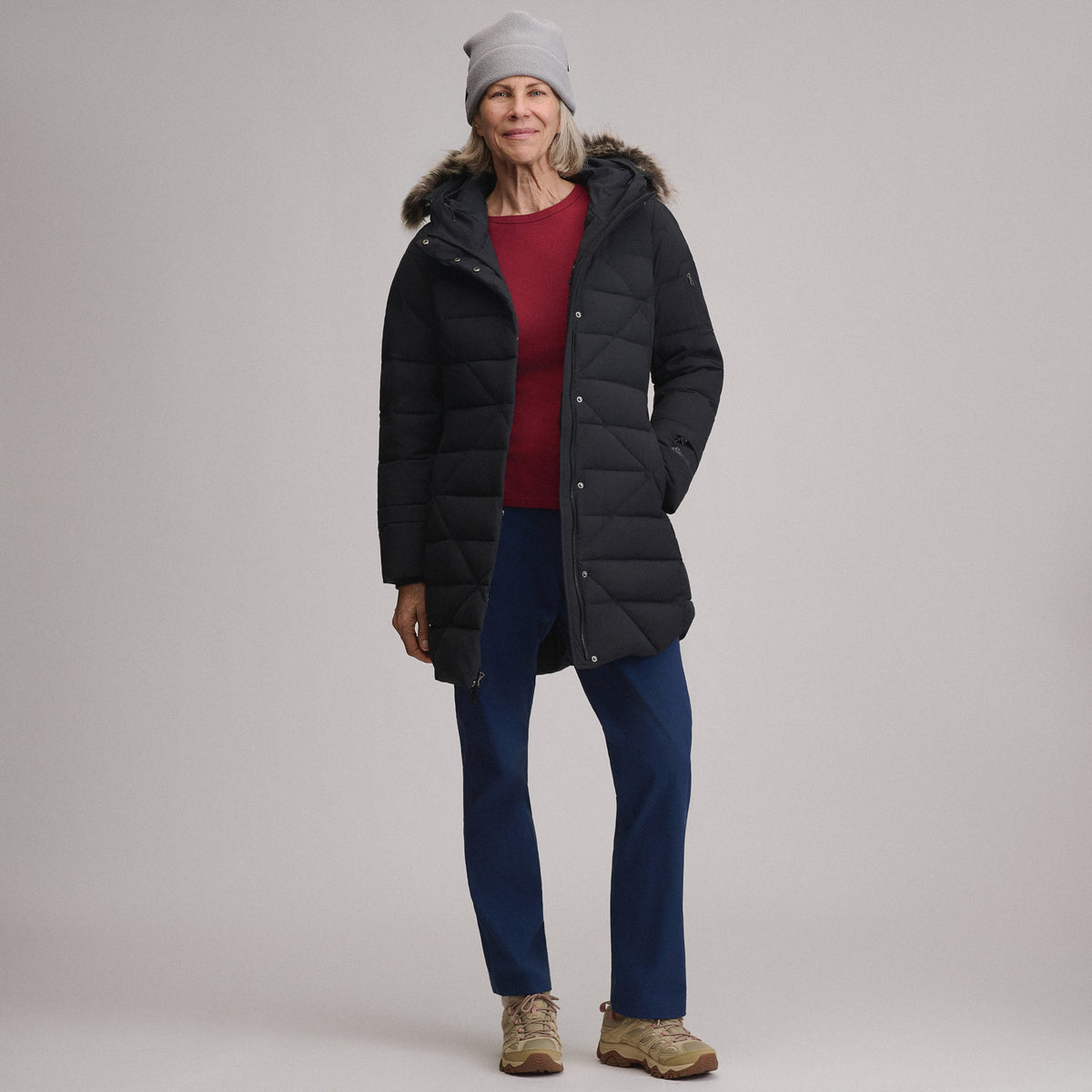 Women's Sun Valley Frost Down Parka-Black-16