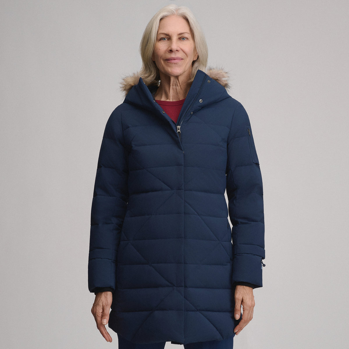 Women's Sun Valley Frost Down Parka-Brook-18