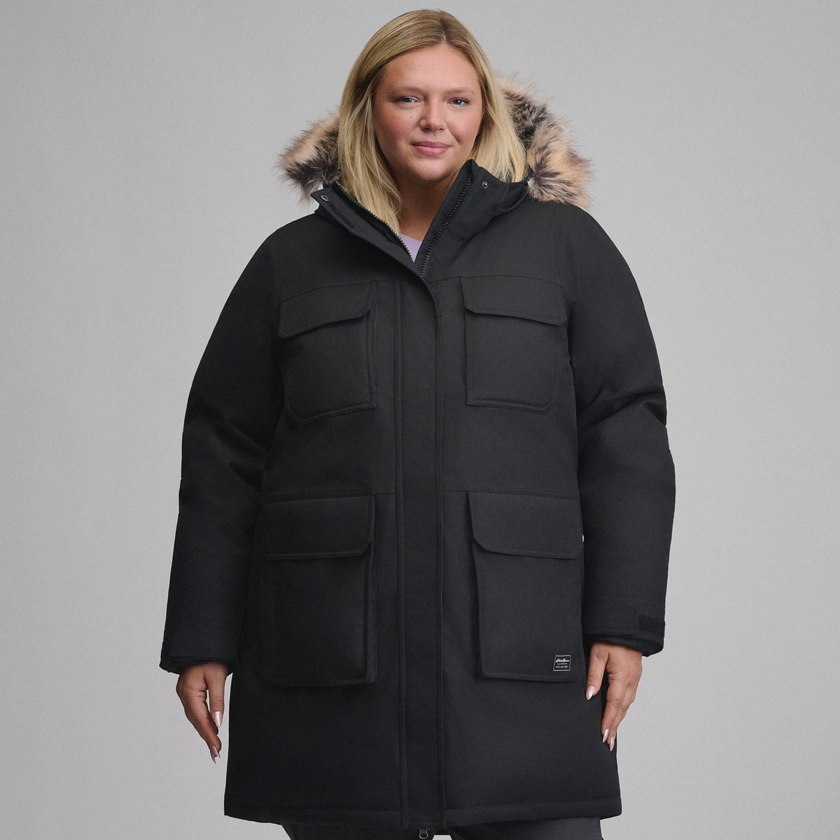Women's Superior Arctic Down Parka-Black-1
