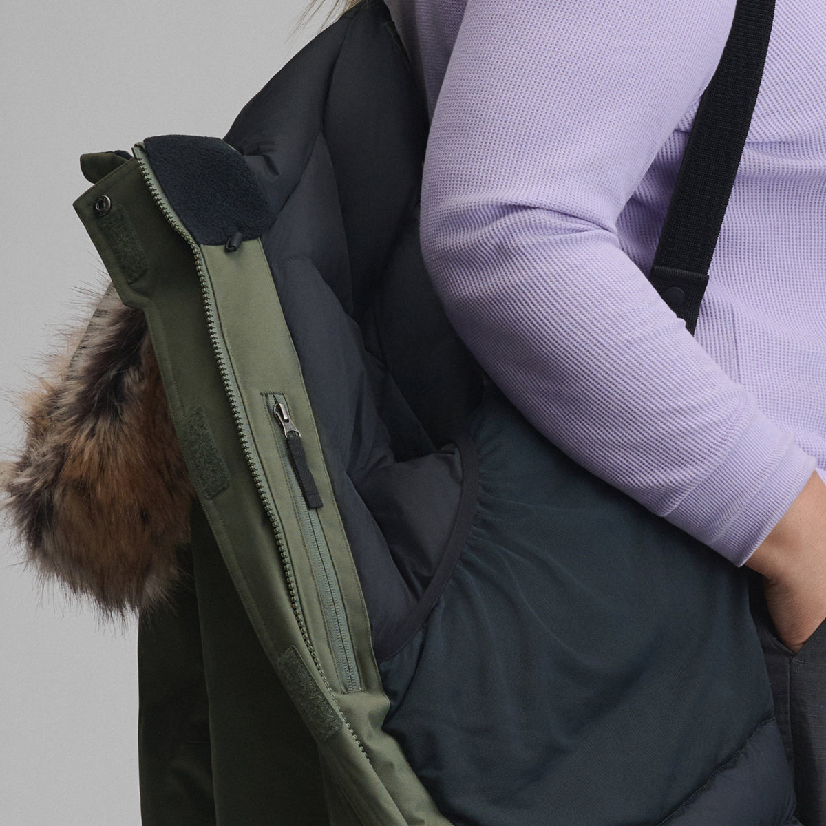 Women's Superior Arctic Down Parka-Spruce-9