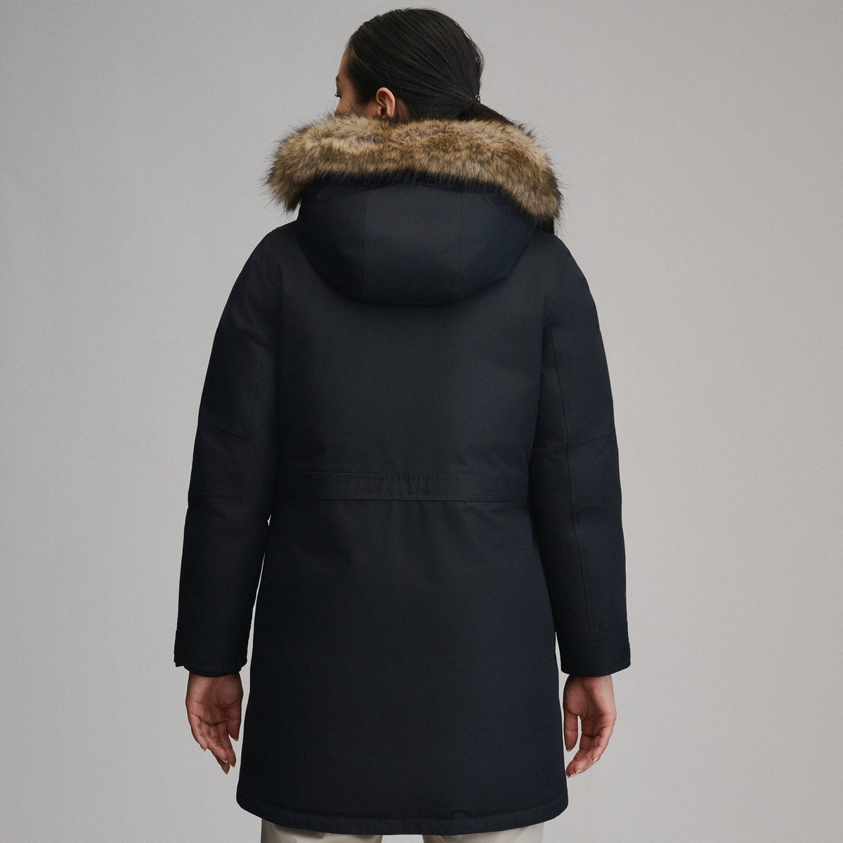 Women's Superior Arctic Down Parka-Black-2