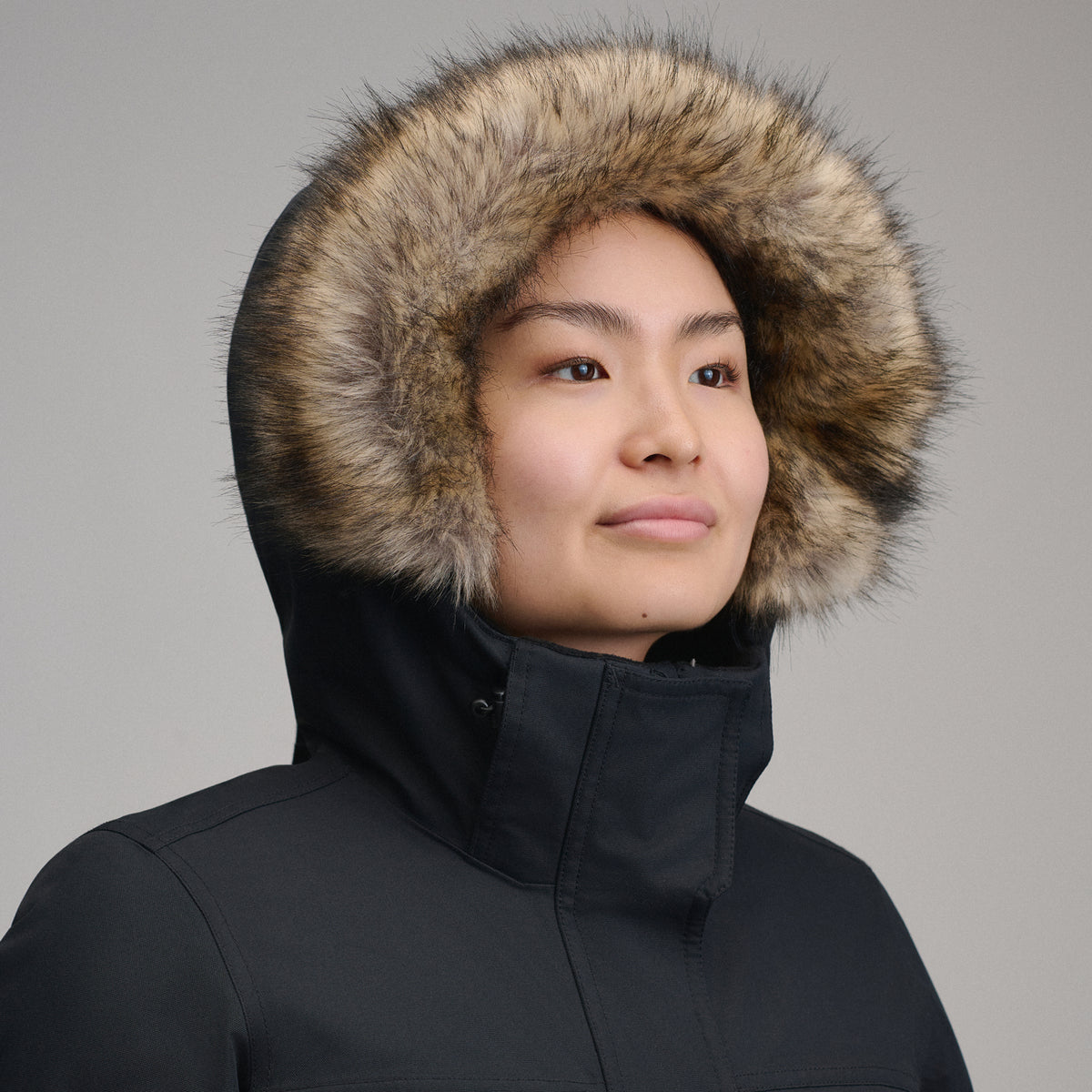 Women's Superior Arctic Down Parka-Black-4