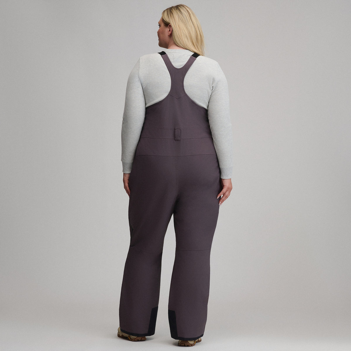 Women's Powder Search 2.0 Insulated Bib-Aubergine-2