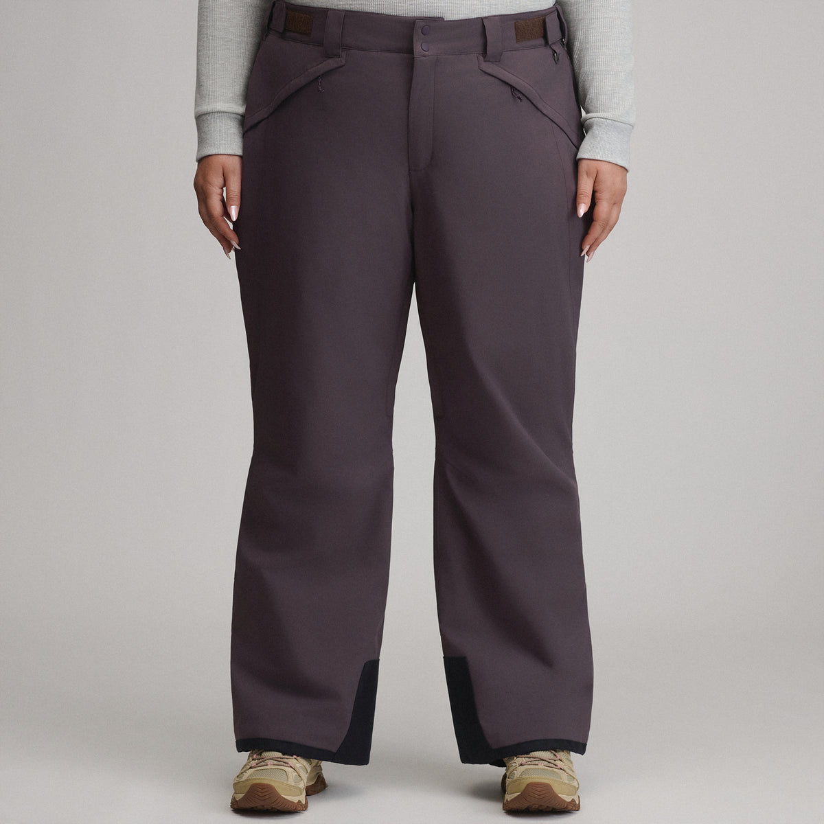 Women's Powder Search Insulated Pants-Aubergine-1