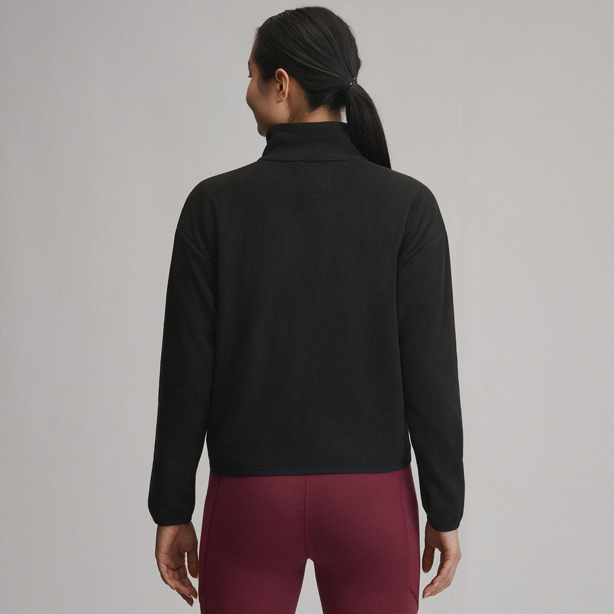 Women's Quest 2.0 Fleece Pullover-Black-2