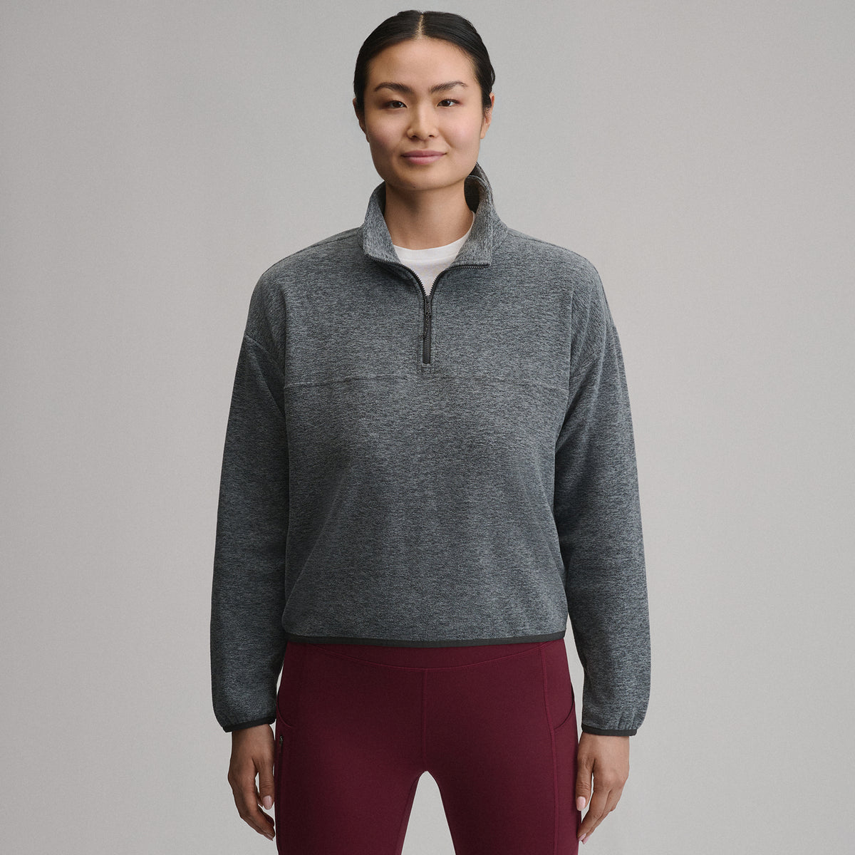 Women's Quest 2.0 Fleece Pullover-Charcoal Heather-5