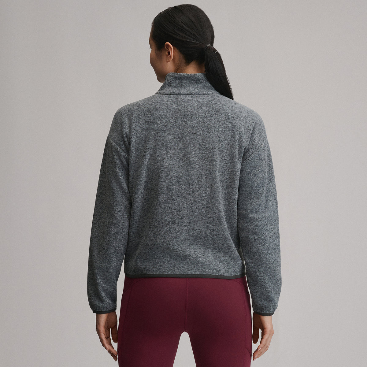 Women's Quest 2.0 Fleece Pullover-Charcoal Heather-6
