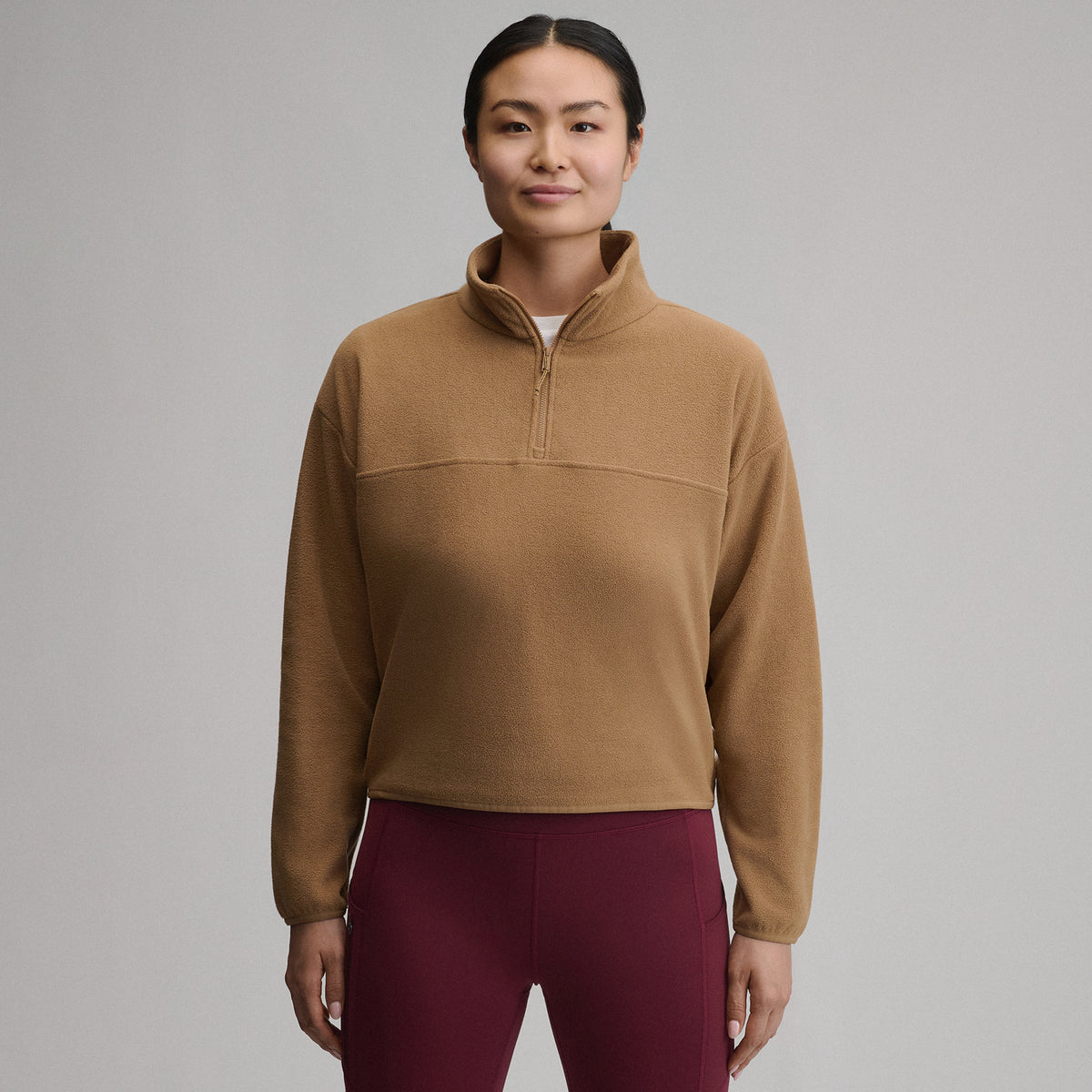 Women's Quest 2.0 Fleece Pullover-Camel-9