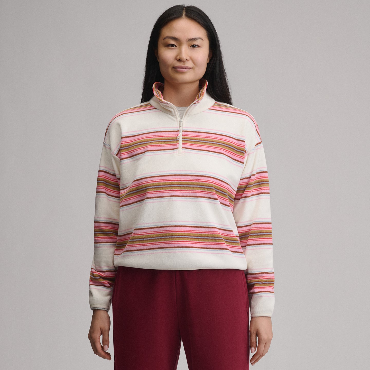 Women's Quest 2.0 Fleece Pullover - Print-Floral-1