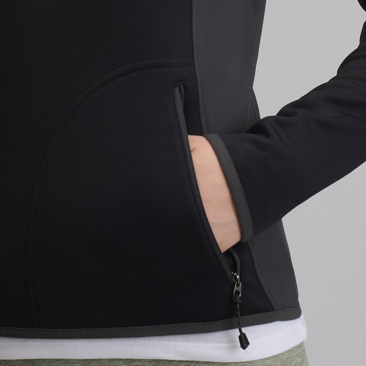Pursuit Performance Fleece 1/2 Zip-Black-3