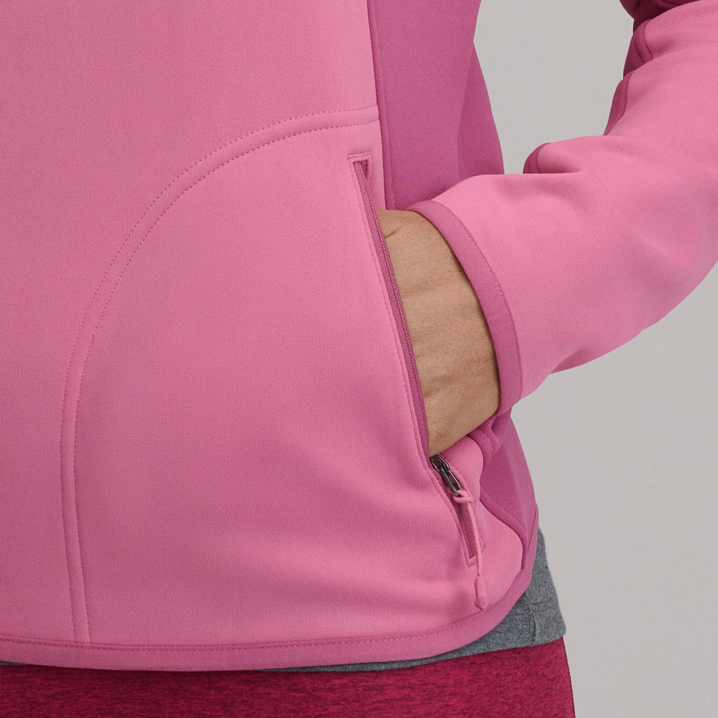 Pursuit Performance Fleece 1/2 Zip-Blush-8
