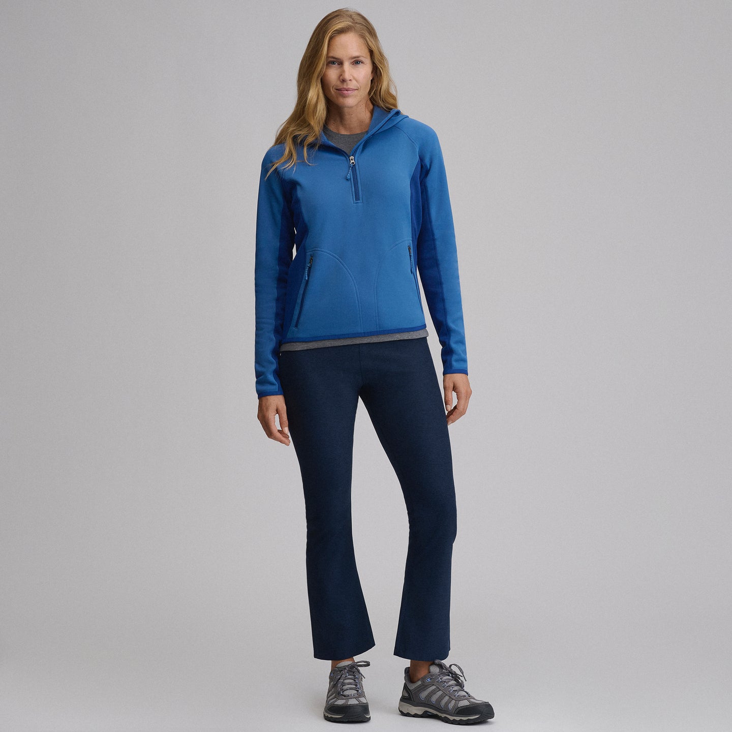 Pursuit Performance Fleece 1/2 Zip-Dk Chambray-15