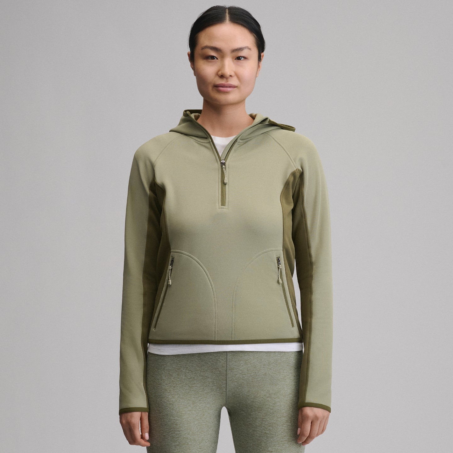 Pursuit Performance Fleece 1/2 Zip-Dusty Sage-16