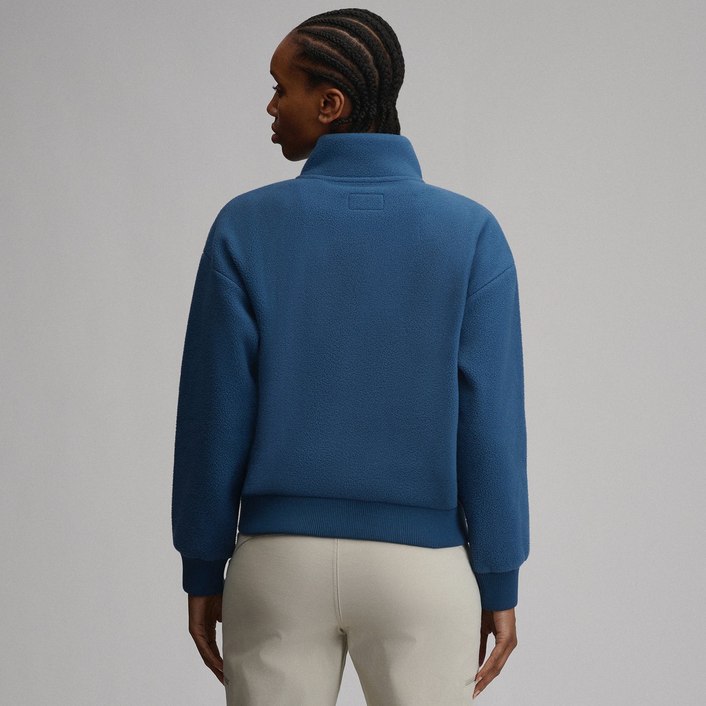 Women's Authentic Outdoor Fleece 1/4-Zip Mock Pullover-Dusk-14