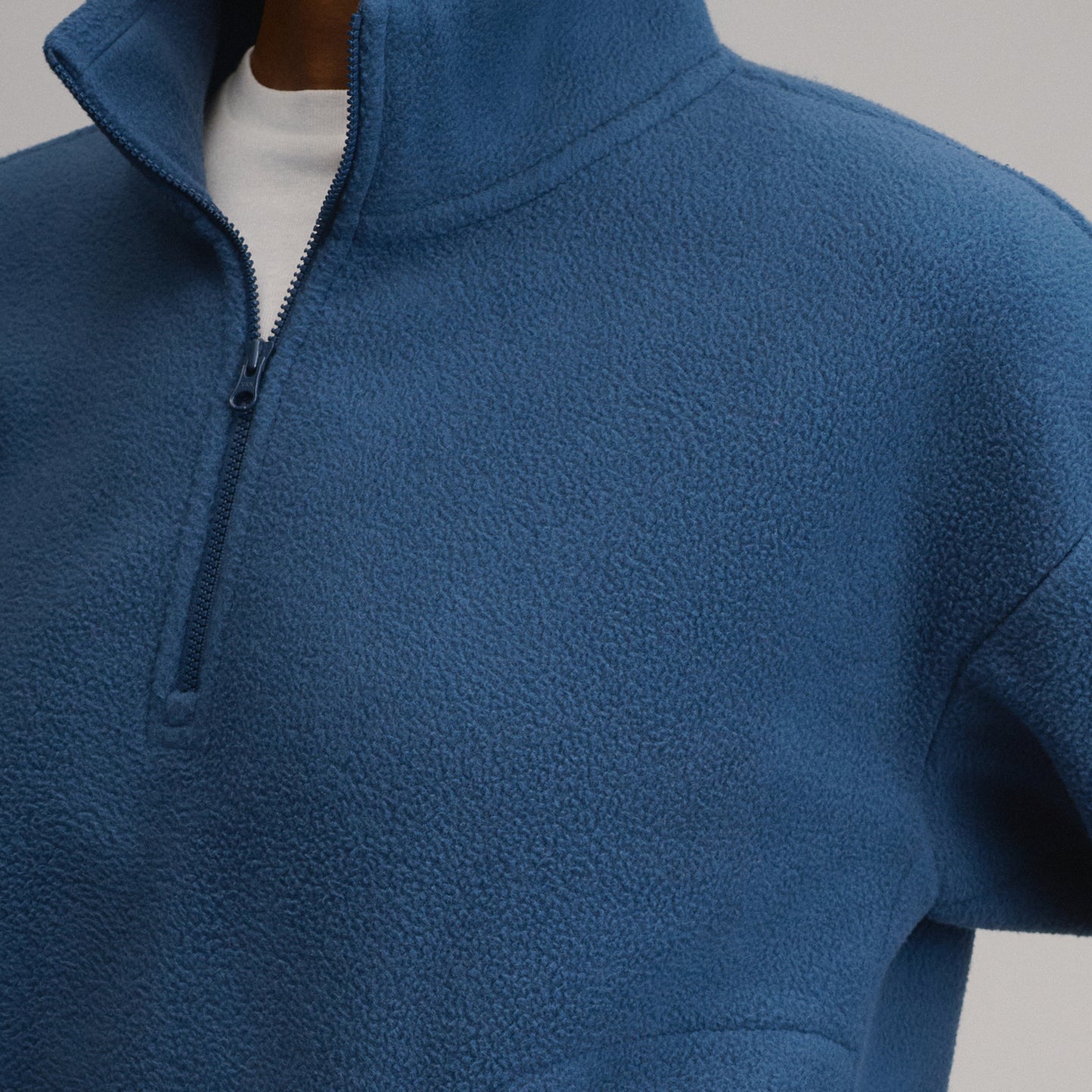 Women's Authentic Outdoor Fleece 1/4-Zip Mock Pullover-Dusk-15
