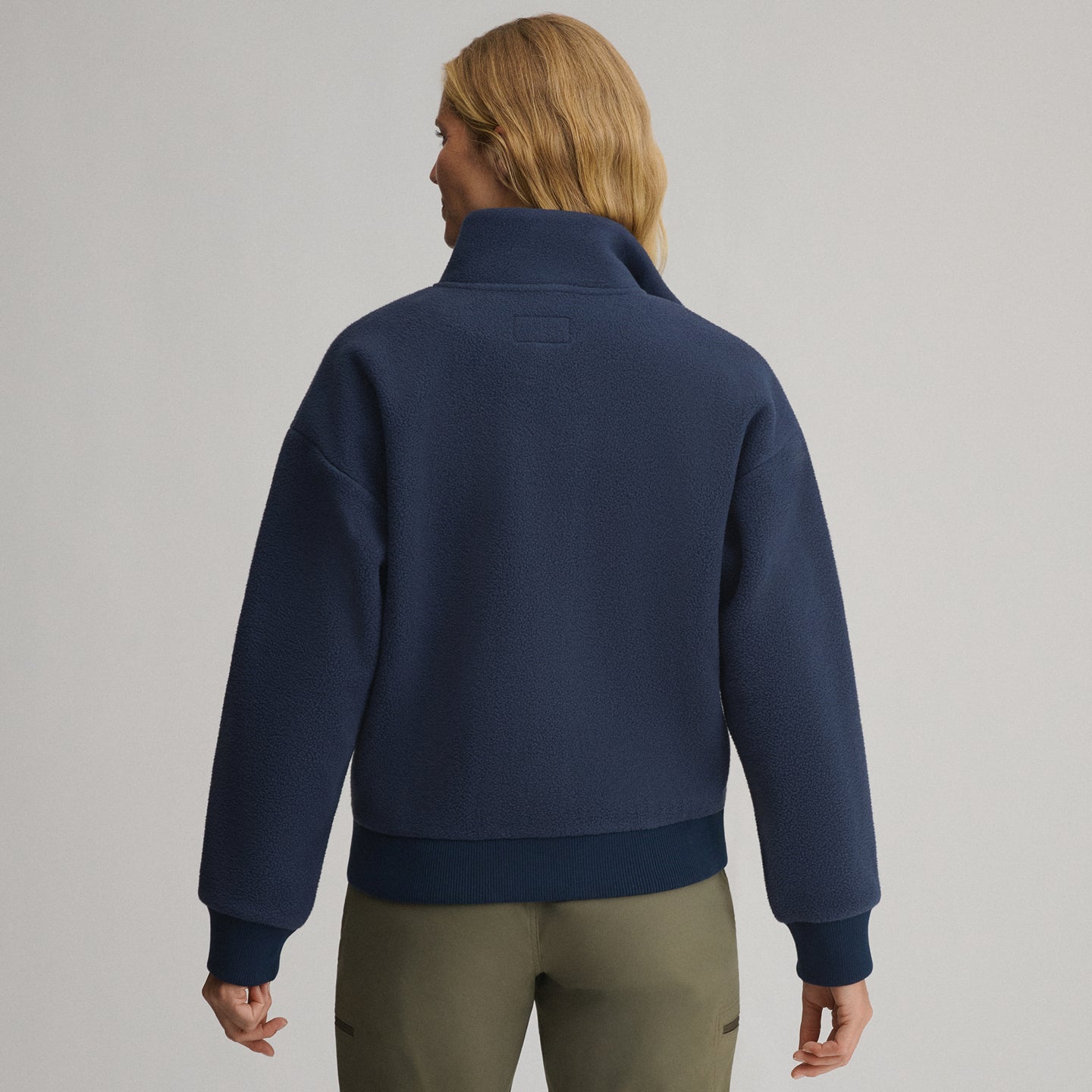 Women's Authentic Outdoor Full-Zip Fleece Mock Pullover-Brook-6