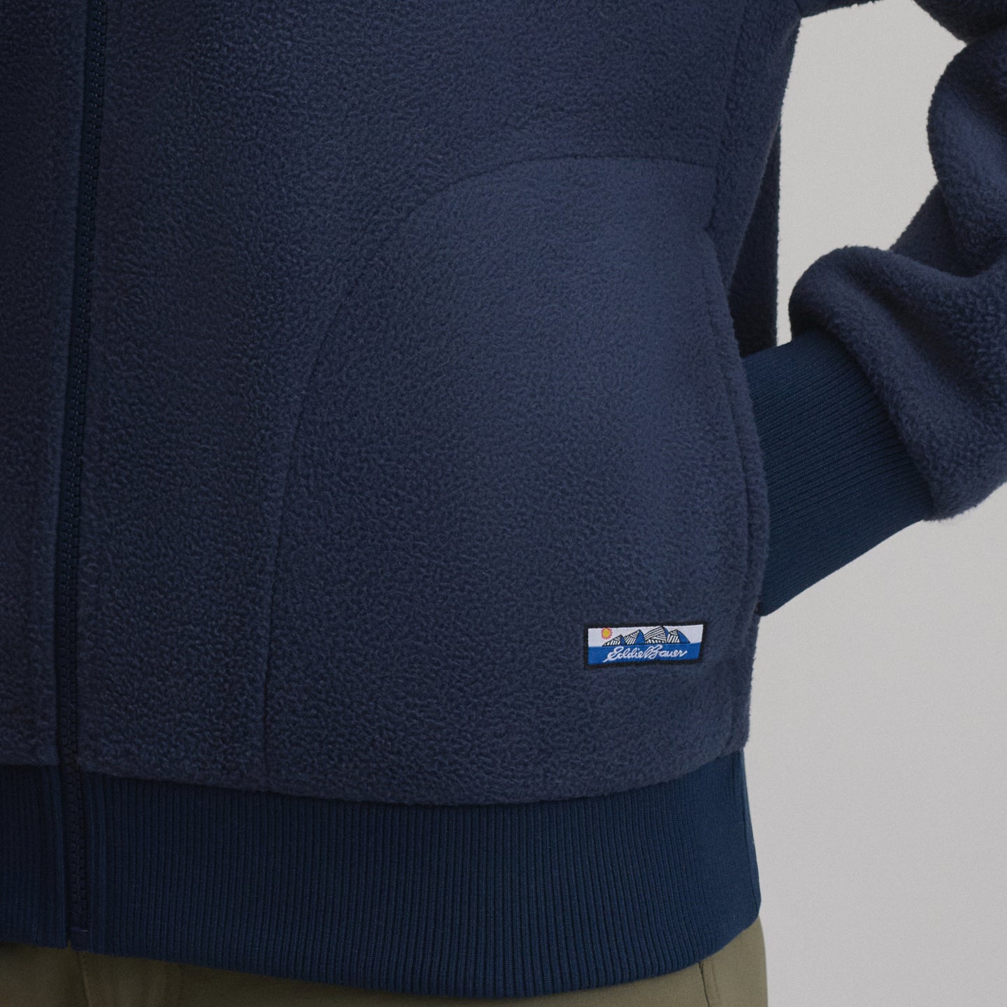 Women's Authentic Outdoor Full-Zip Fleece Mock Pullover-Brook-7