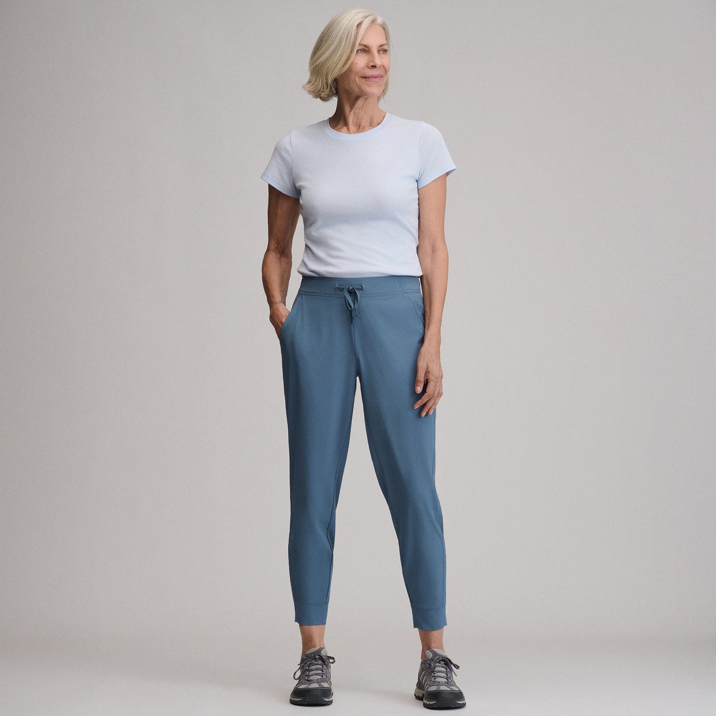 Women's Departure Stretch Mid-Rise Joggers-Dark Horizon-8