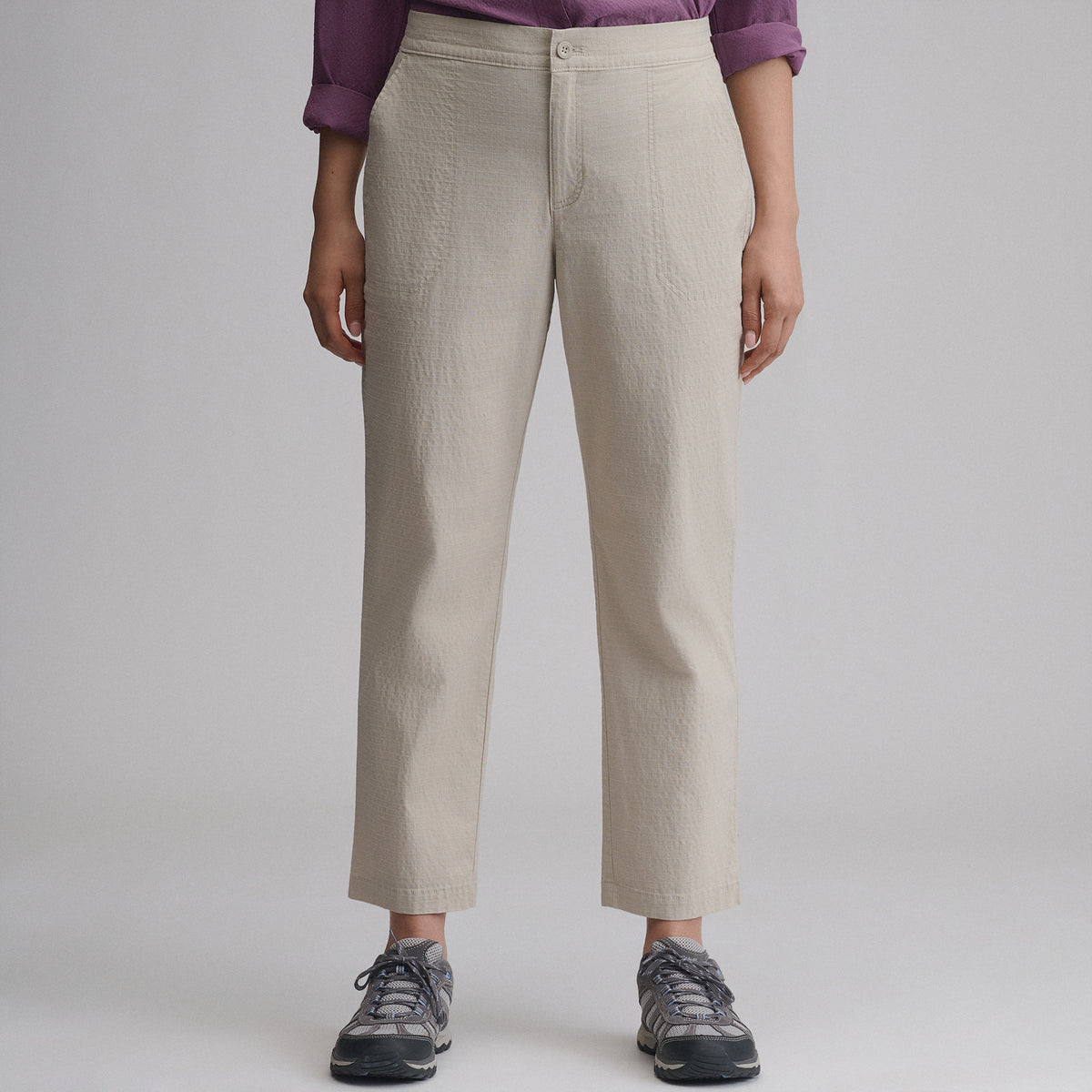 Women's Ripstop Ankle Pants-Pumice-1