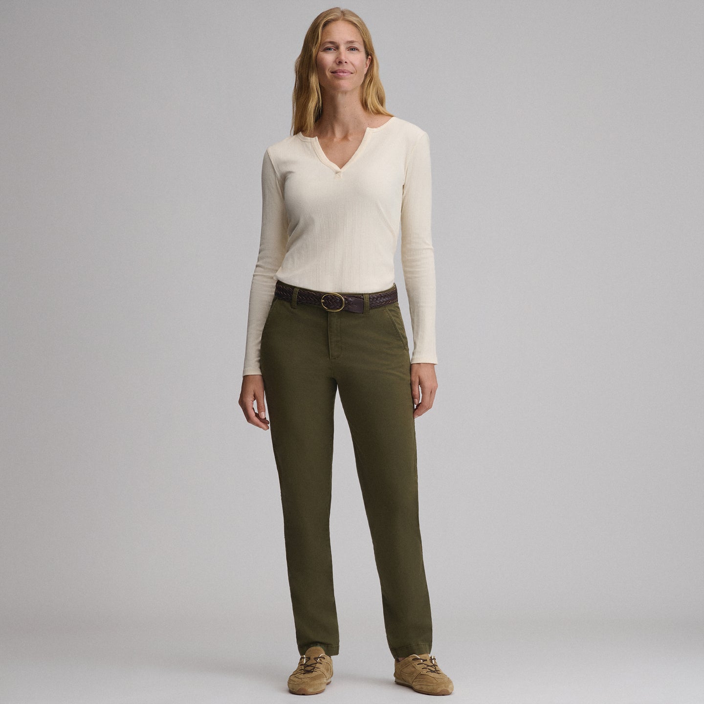 Women's Softened Legend Wash Pants-Deep Olive-8