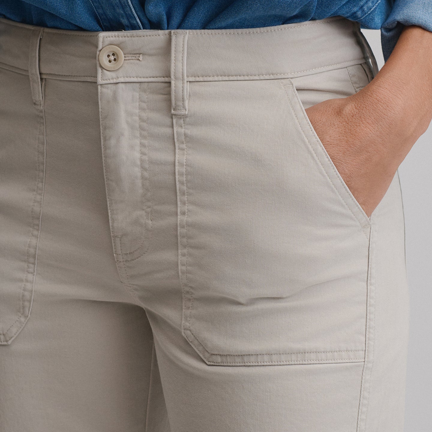 Women's Stretch Lightweight Relaxed Pants-Pumice-3