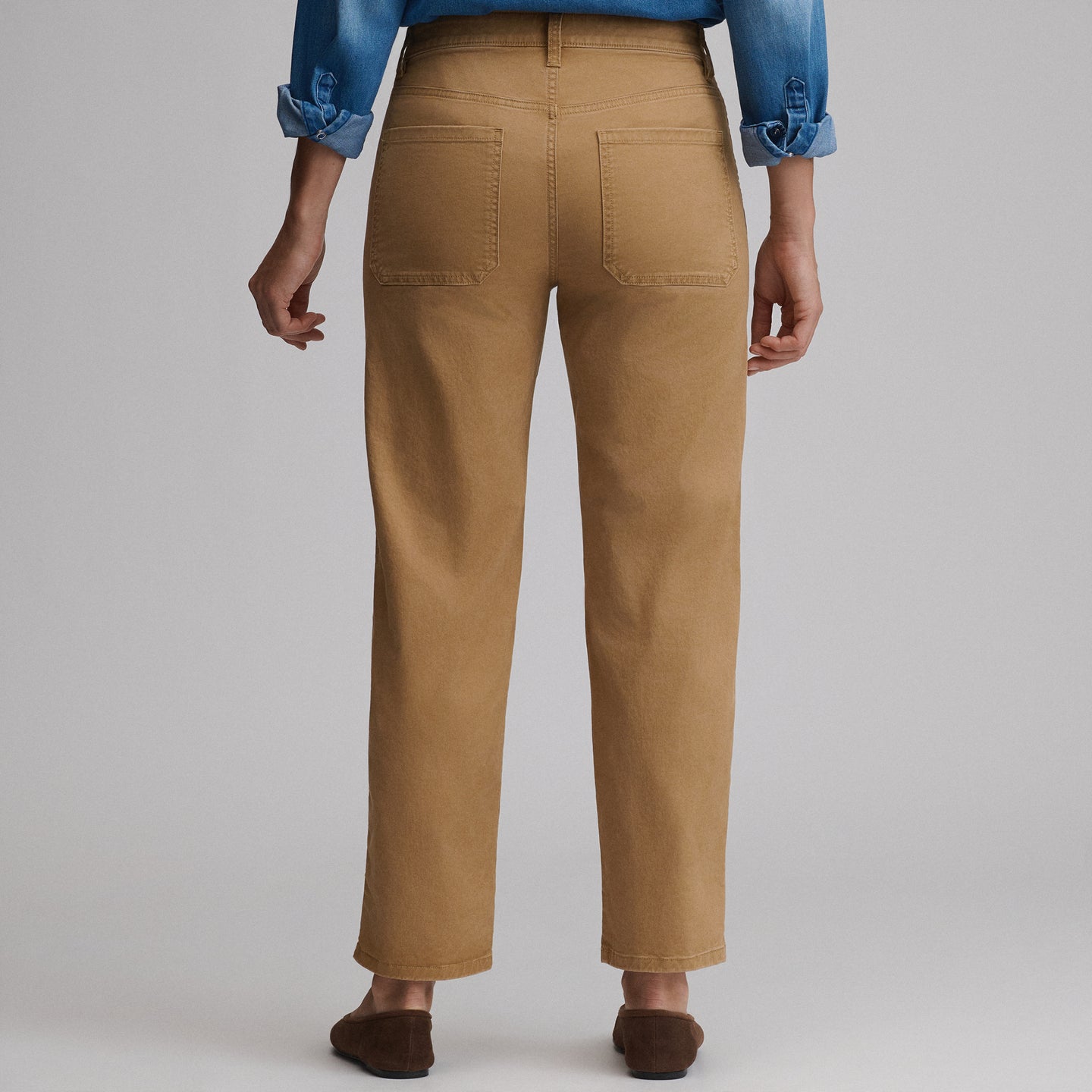 Women's Stretch Lightweight Relaxed Pants-Camel-6