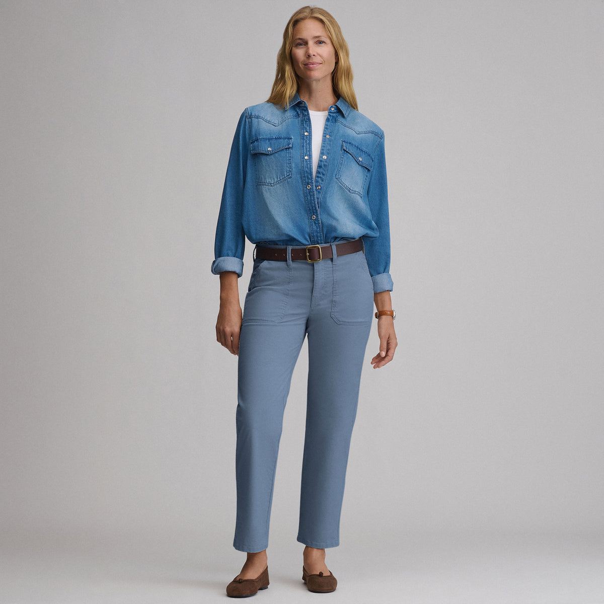 Women's Stretch Lightweight Relaxed Pants-Dusk-4