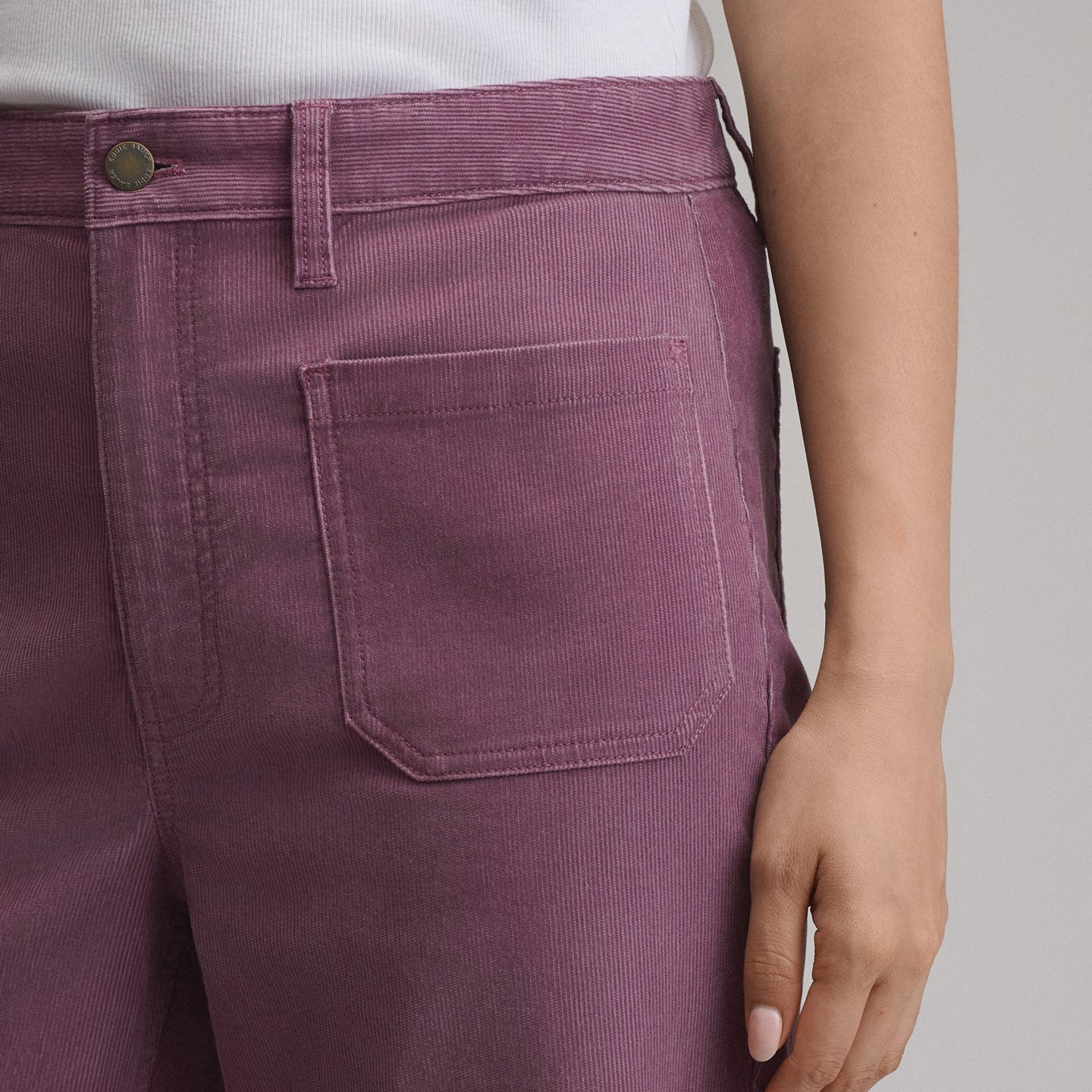 Women's True Icon Stretch Cord Pants-Deep Wisteria-11
