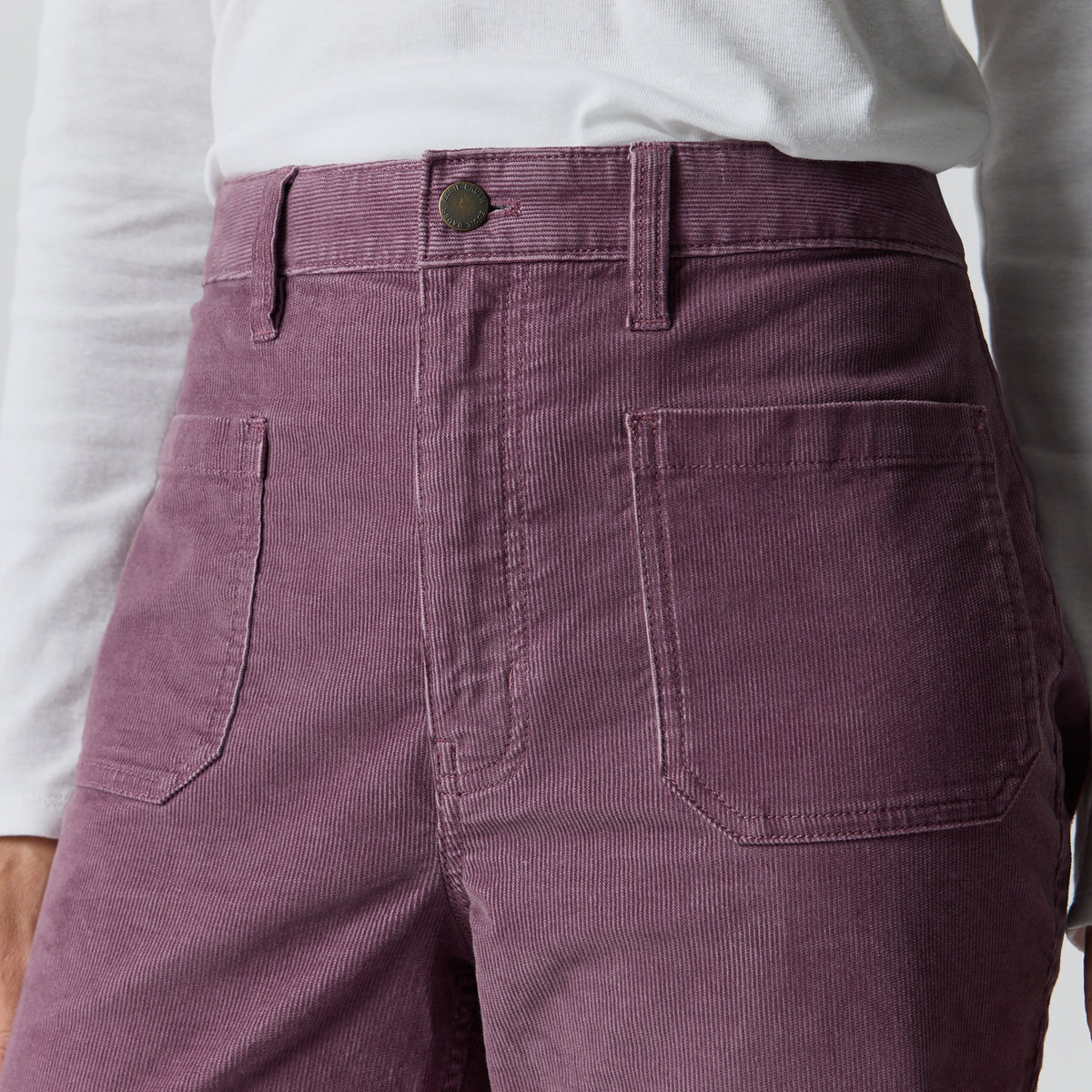 Women's True Icon Stretch Corduroy Pants-Deep Wisteria-9