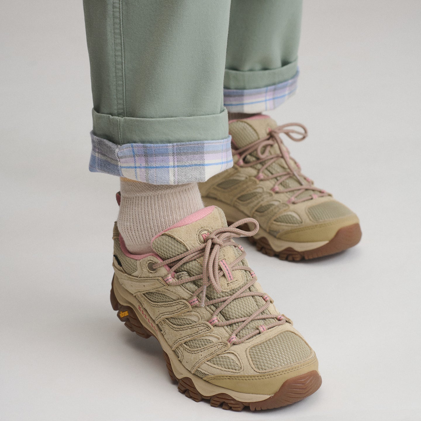 Women's Flannel Lined Cotton Pants-Sage-9