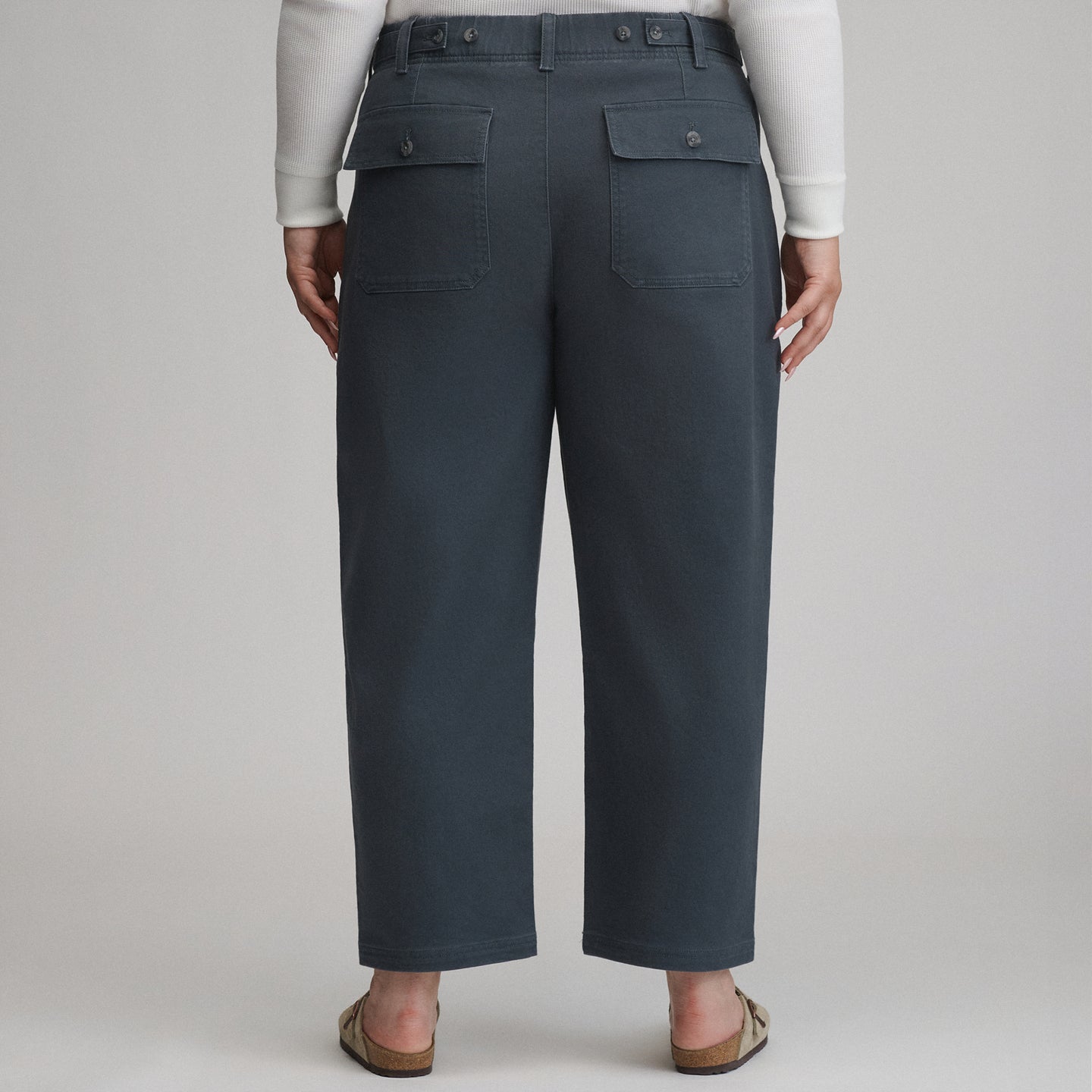 Women's Utility Twill Pants-Storm-3