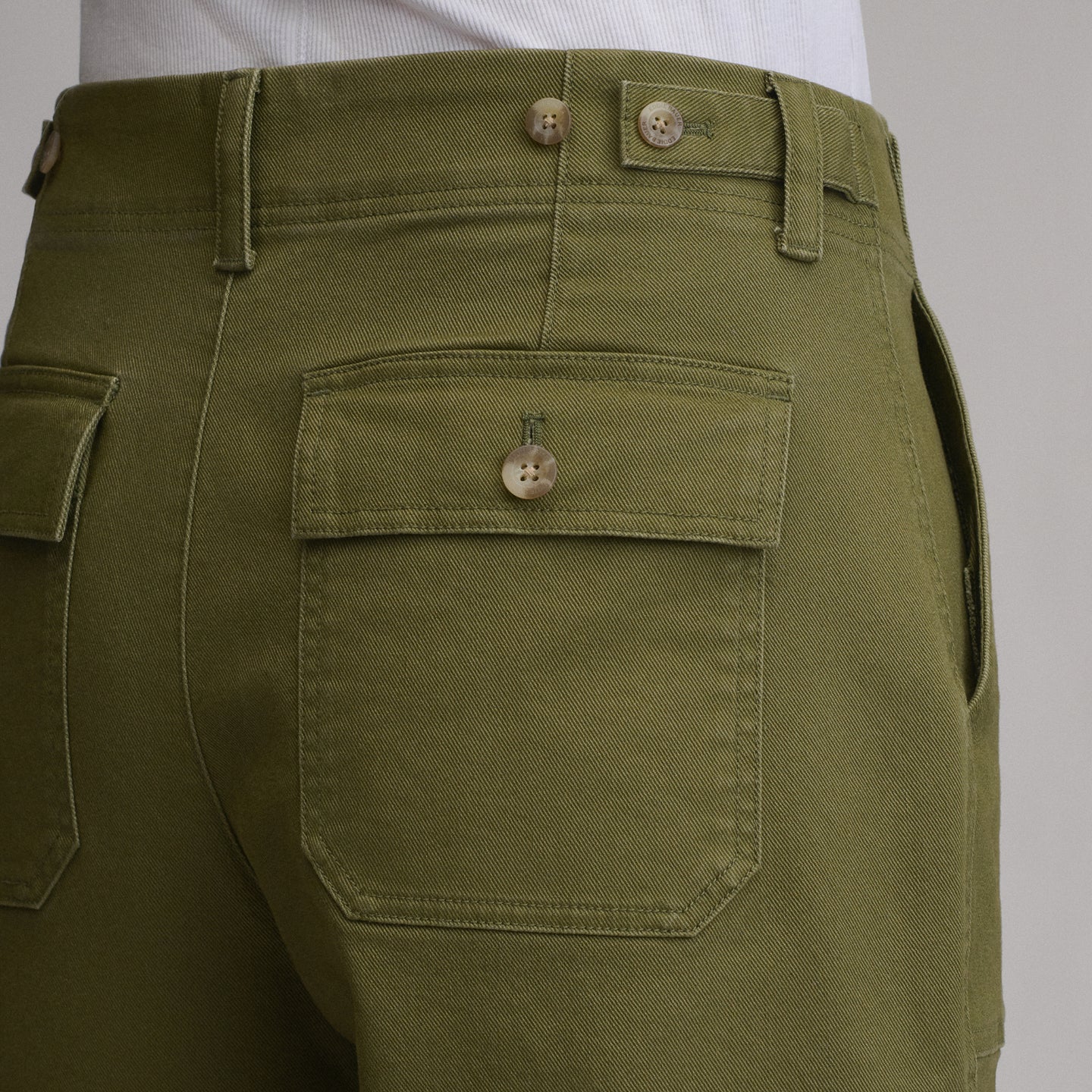 Women's Utility Twill Pants-Alder-13