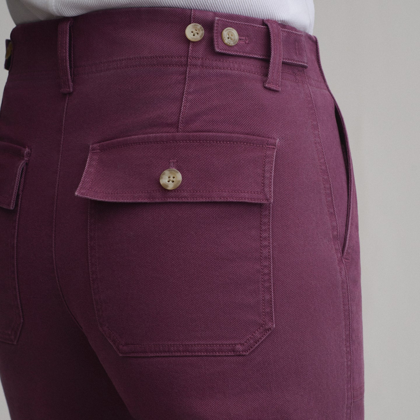 Women's Utility Twill Pants-Rosewood-18