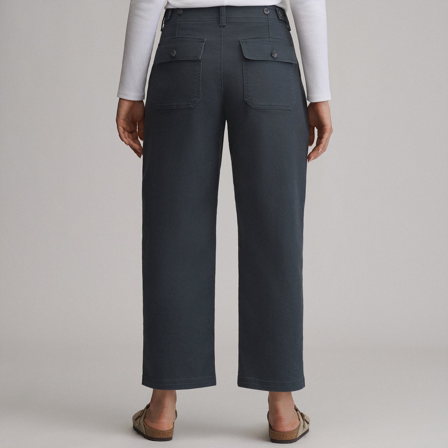 Women's Utility Twill Pants-Storm-4