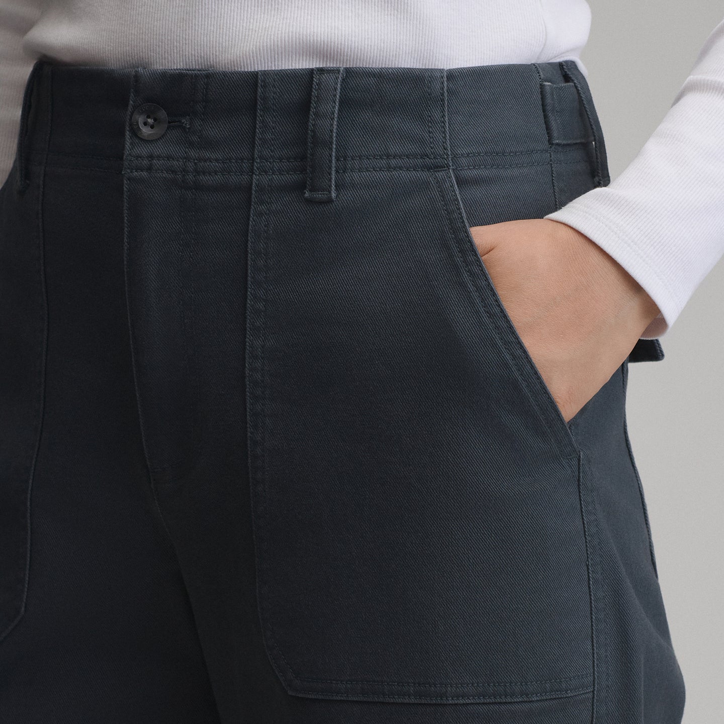 Women's Utility Twill Pants-Storm-6